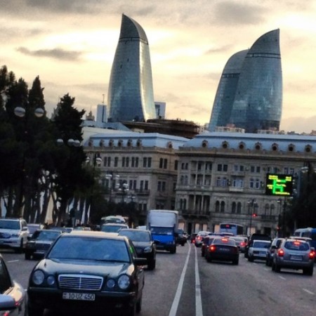 Baku's "Flame Towers"