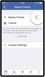 FB's Nearby Friends