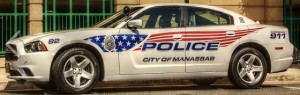 Manassas City police car